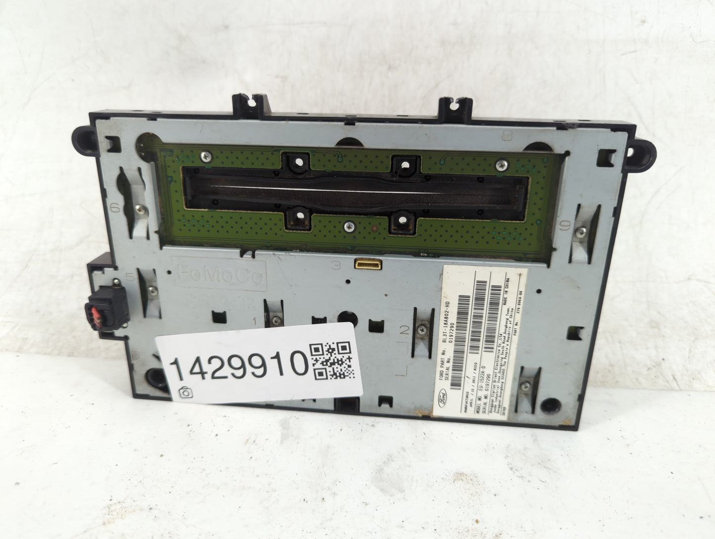 2011 Ford F-150 Radio AM FM Cd Player Receiver Replacement P/N:BL3T-18A802-HD Fits OEM Used Auto Parts - Oemusedautoparts1.c