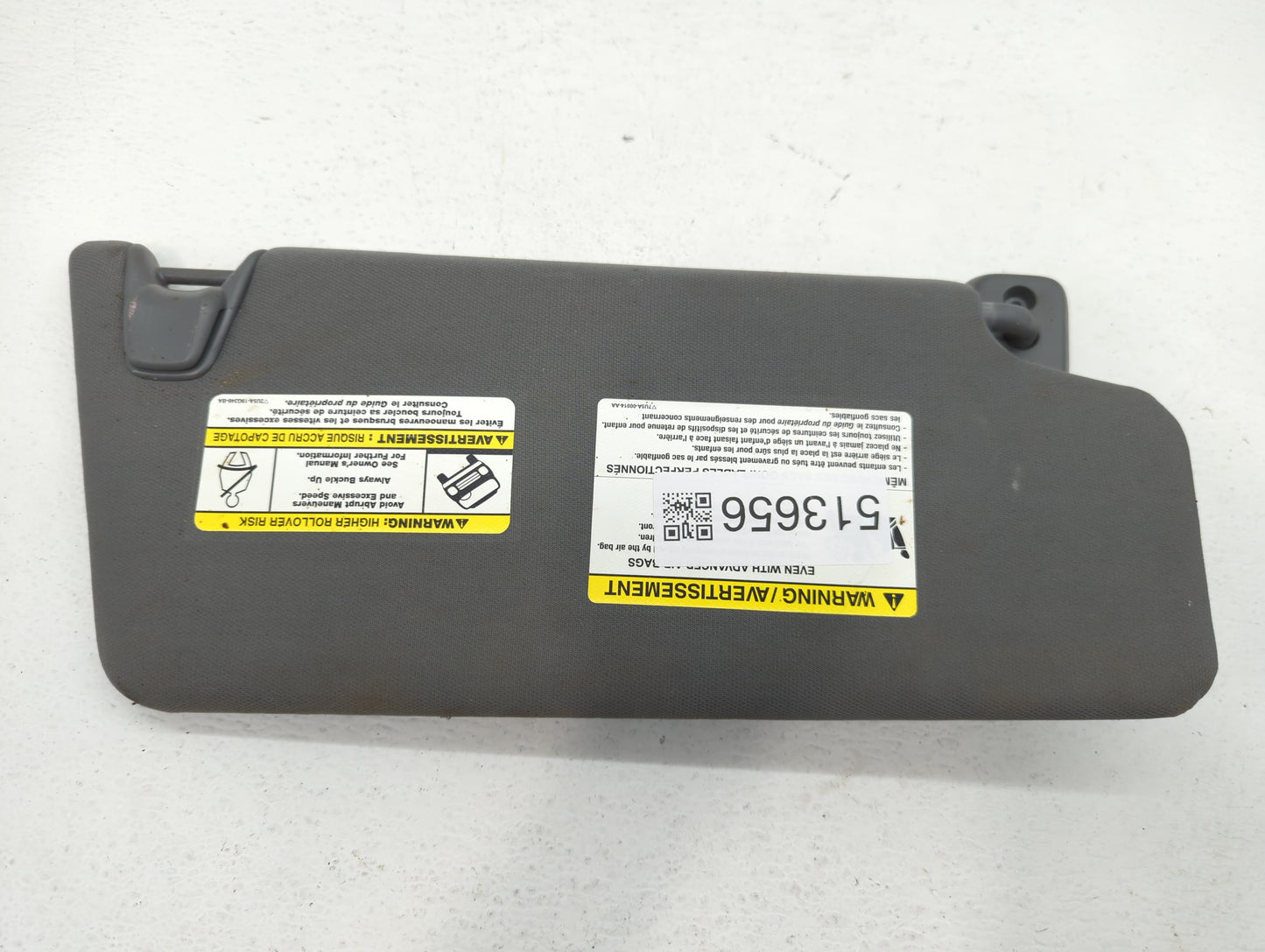 2011-2014 Ford F-150 Sun Visor Shade Replacement Driver Left Mirror Fits Fits 2011 2012 2013 2014 OEM Used Auto Parts - Oemu