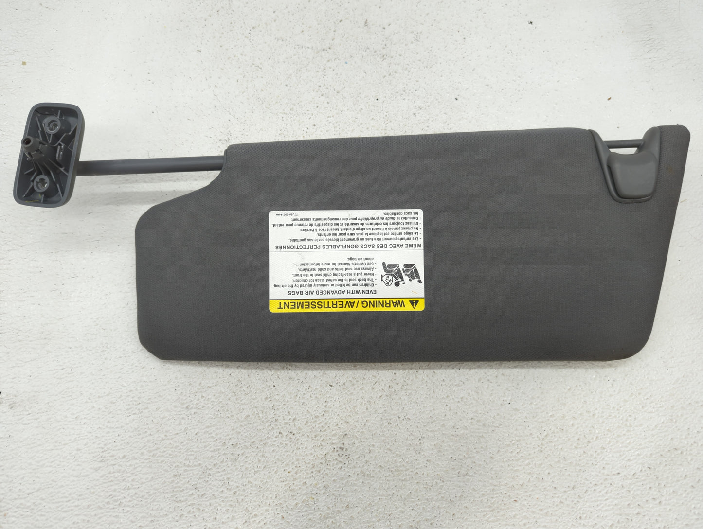 2011-2014 Ford F-150 Sun Visor Shade Replacement Passenger Right Mirror Fits Fits 2011 2012 2013 2014 OEM Used Auto Parts -