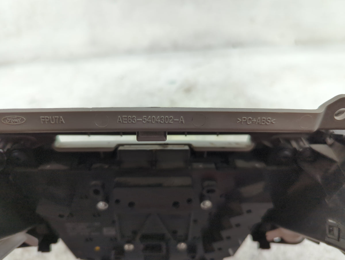 2011-2013 Ford Fiesta Radio Control Panel Silver - Oemusedautoparts1.com