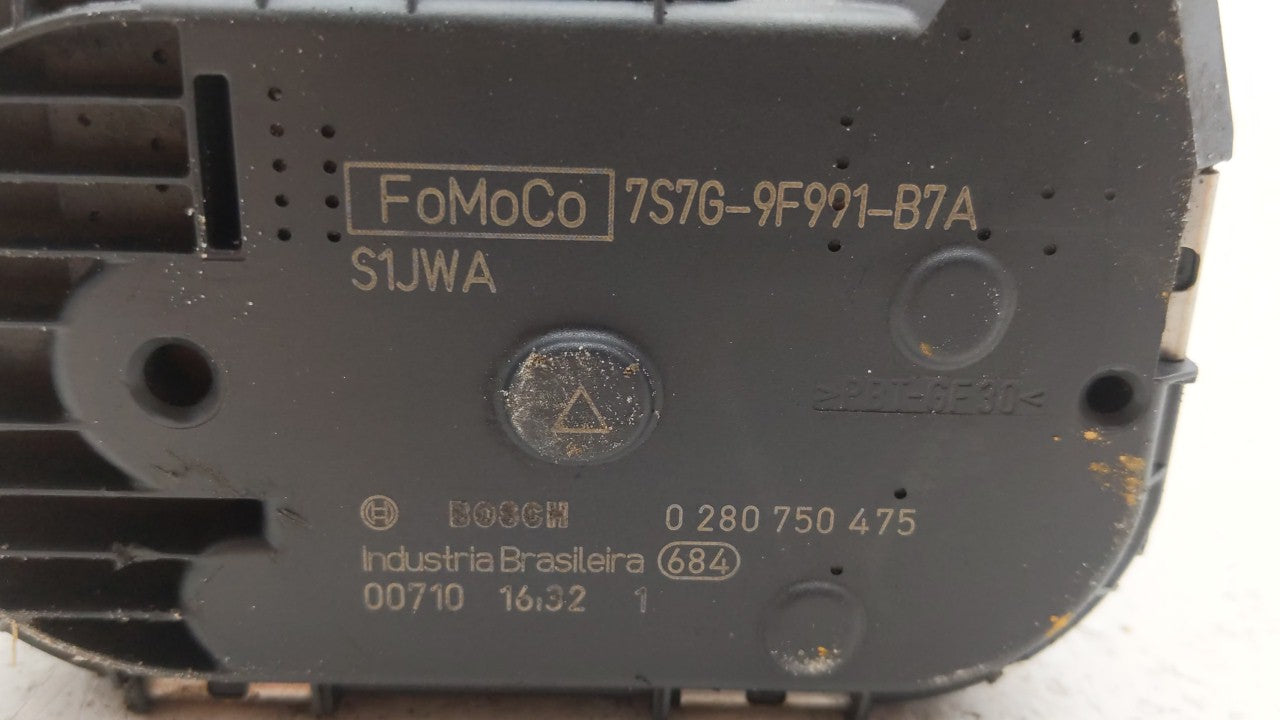 2011-2014 Ford Fiesta Throttle Body P/N:7S7G-9F991-BA 7S7G-9F991-B7A Fits Fits 2011 2012 2013 2014 OEM Used Auto Parts - Oem