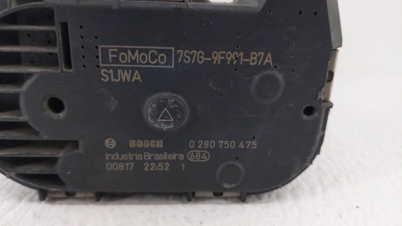 2011-2014 Ford Fiesta Throttle Body P/N:7S7G-9F991-BA 7S7G-9F991-B7A Fits Fits 2011 2012 2013 2014 OEM Used Auto Parts - Oem