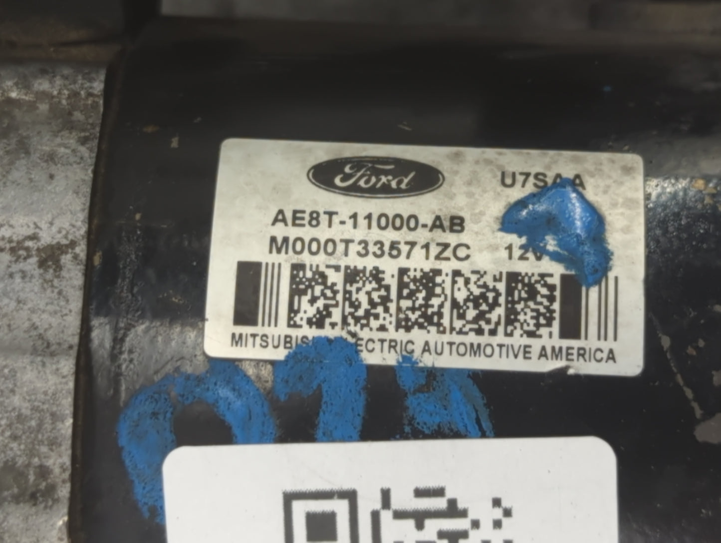 2011-2019 Ford Fiesta Car Starter Motor Solenoid OEM P/N:M000T33571ZC AE8T-11000-AB Fits OEM Used Auto Parts - Oemusedautopa