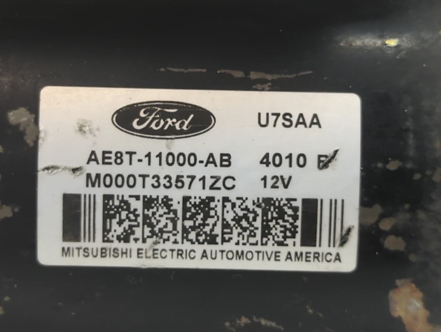2011-2019 Ford Fiesta Car Starter Motor Solenoid OEM P/N:M000T33571ZC AE8T-11000-AB Fits OEM Used Auto Parts - Oemusedautopa