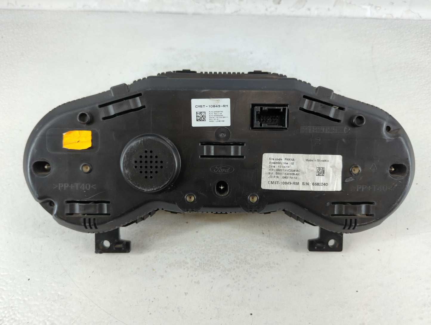 2011 Ford Focus Instrument Cluster Speedometer Gauges P/N:CM5T-10849-RM Fits OEM Used Auto Parts - Oemusedautoparts1.com