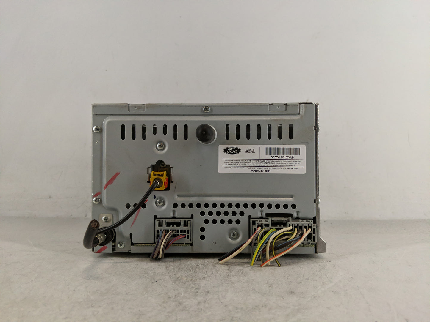 2010-2012 Ford Fusion Radio AM FM Cd Player Receiver Replacement P/N:BE5T-19C157-AB Fits Fits 2010 2011 2012 OEM Used Auto P