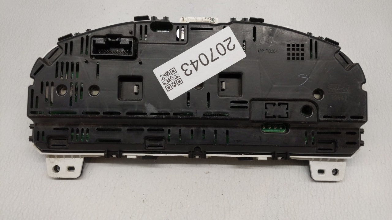 2011-2012 Ford Fusion Instrument Cluster Speedometer Gauges P/N:BE5T-10849-CD Fits Fits 2011 2012 OEM Used Auto Parts - Oemu