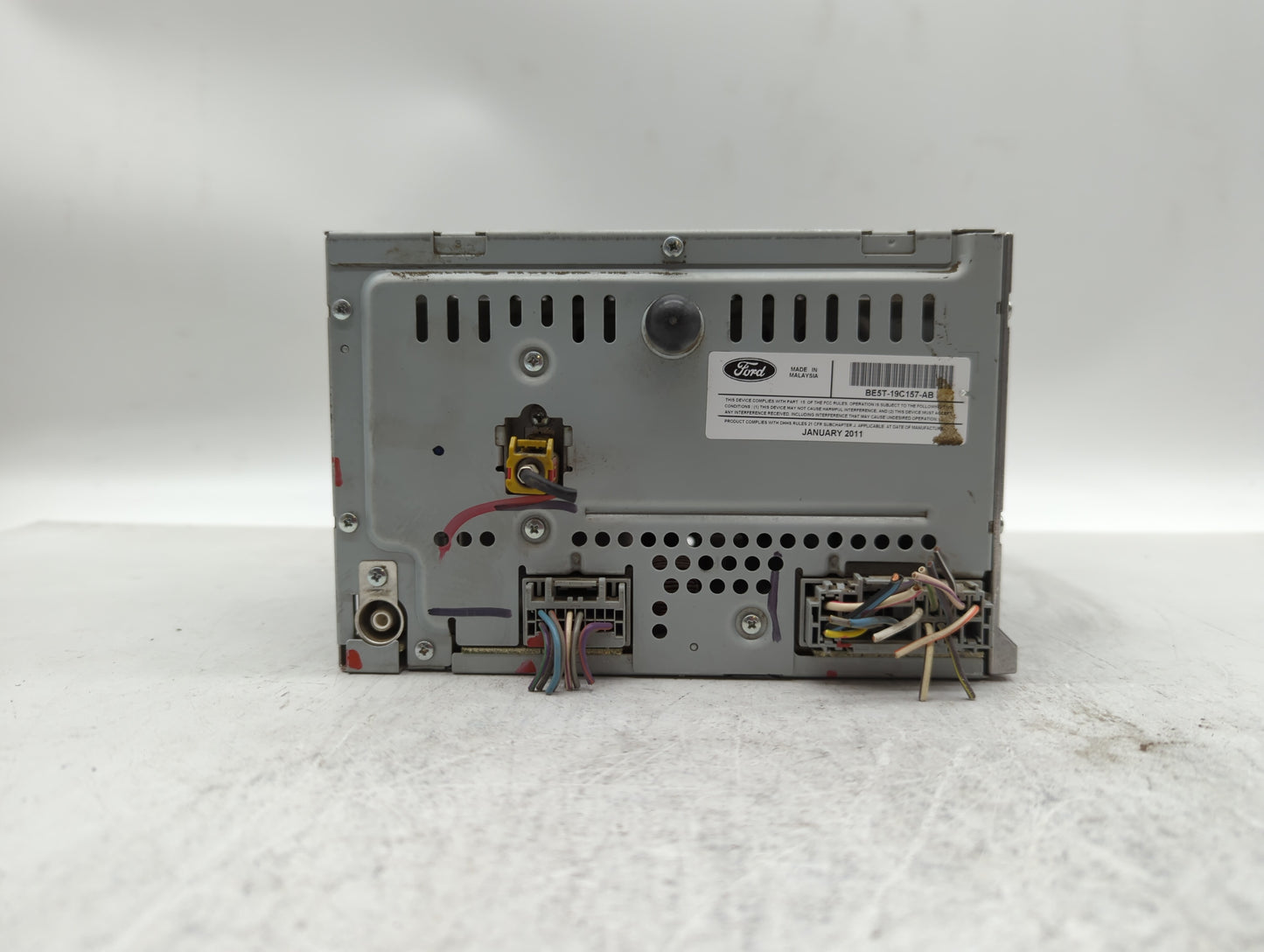 2010-2012 Ford Fusion Radio AM FM Cd Player Receiver Replacement P/N:BE5T-19C107-BA BE5T-19C157-AB Fits Fits 2010 2011 2012