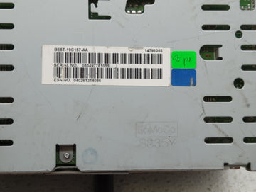 2010-2012 Ford Fusion Am Fm Cd Player Radio Receiver