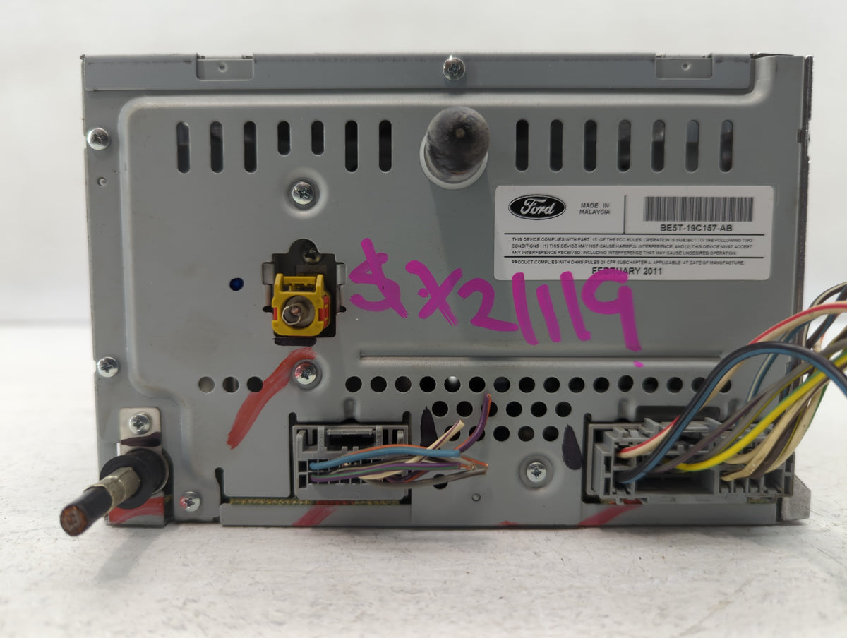 2010-2012 Ford Fusion Am Fm Cd Player Radio Receiver 593034 - Oemusedautoparts1.com