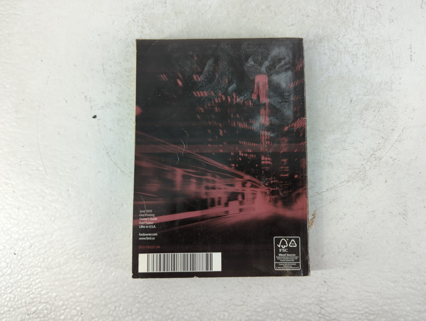 2011 Ford Fusion Owners Manual Book Guide P/N:BE5J 19A321 AA OEM Used Auto Parts - Oemusedautoparts1.com