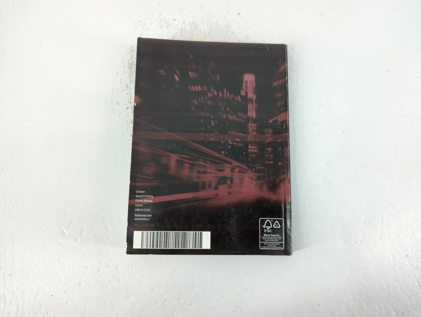 2011 Ford Fusion Owners Manual Book Guide P/N:BE5J 19A321 AB OEM Used Auto Parts - Oemusedautoparts1.com