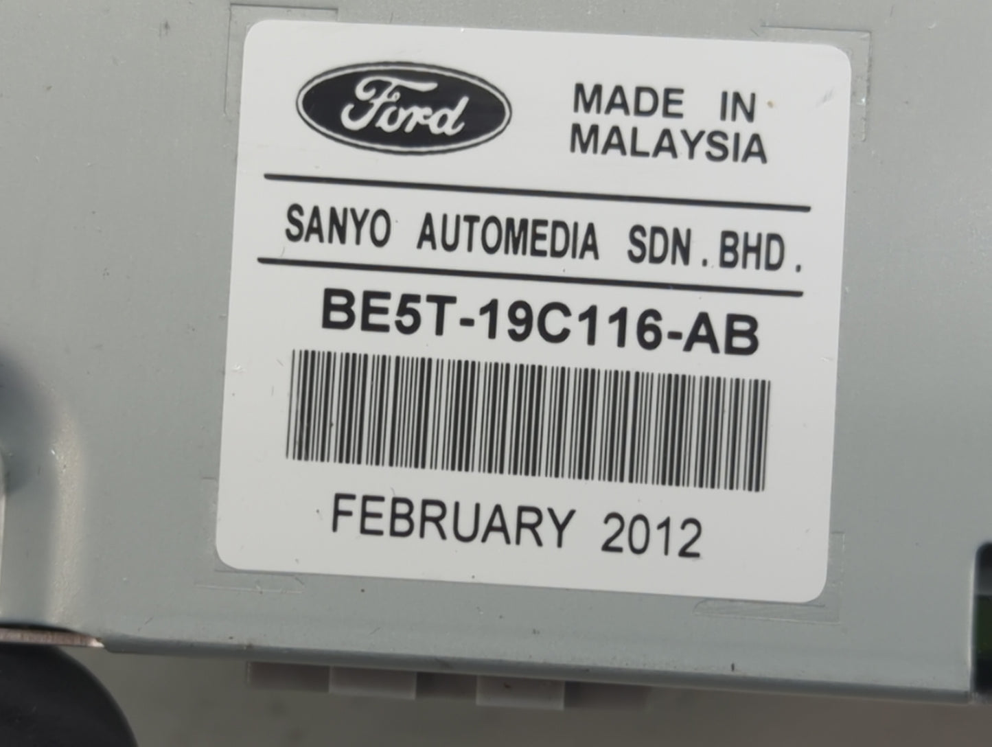 2010-2012 Ford Fusion Information Display Screen - Oemusedautoparts1.com