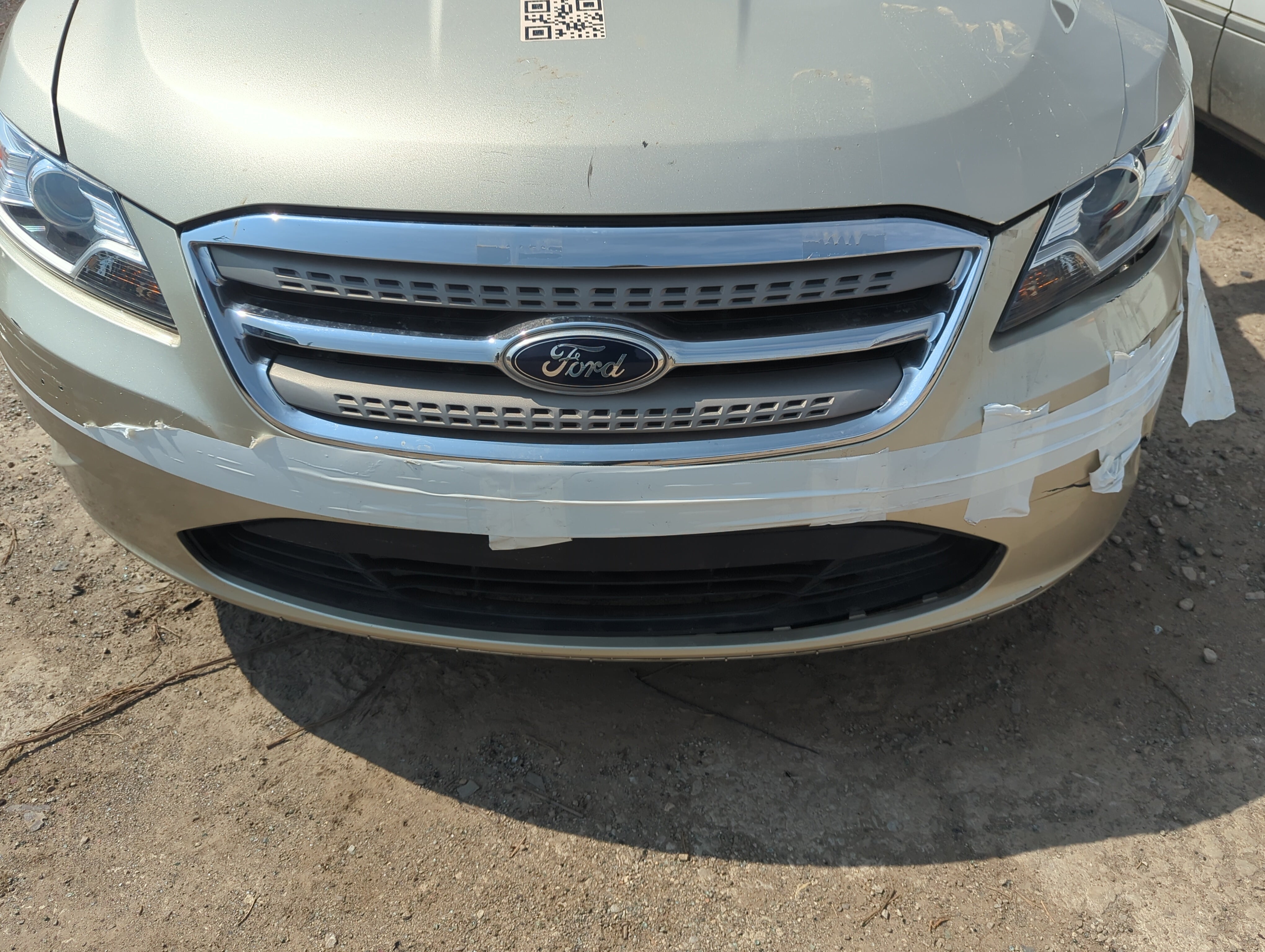 Primed Front Bumper Cover For 2010-2012 Ford Taurus - Direct Fit JP-A50910