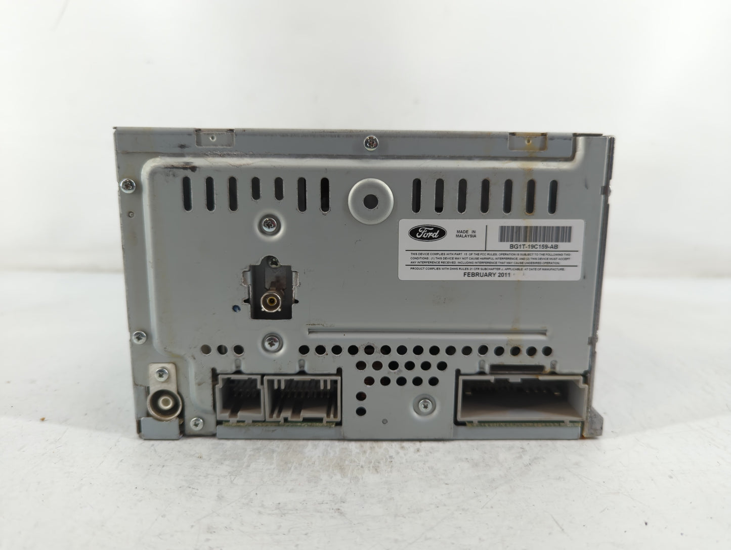2011-2012 Ford Taurus Radio AM FM Cd Player Receiver Replacement P/N:BG1T-19C159-AB Fits Fits 2011 2012 OEM Used Auto Parts