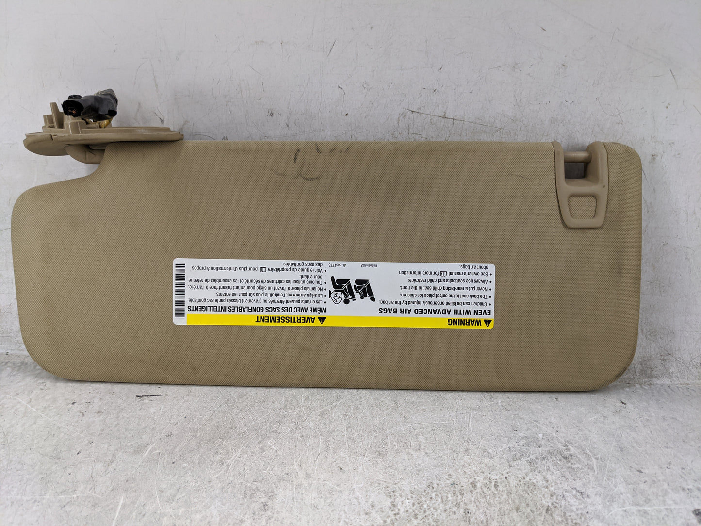 2007-2014 Gmc Yukon Sun Visor Shade Replacement Passenger Right Mirror Fits Fits 2007 2008 2009 2010 2011 2012 2013 2014 OEM
