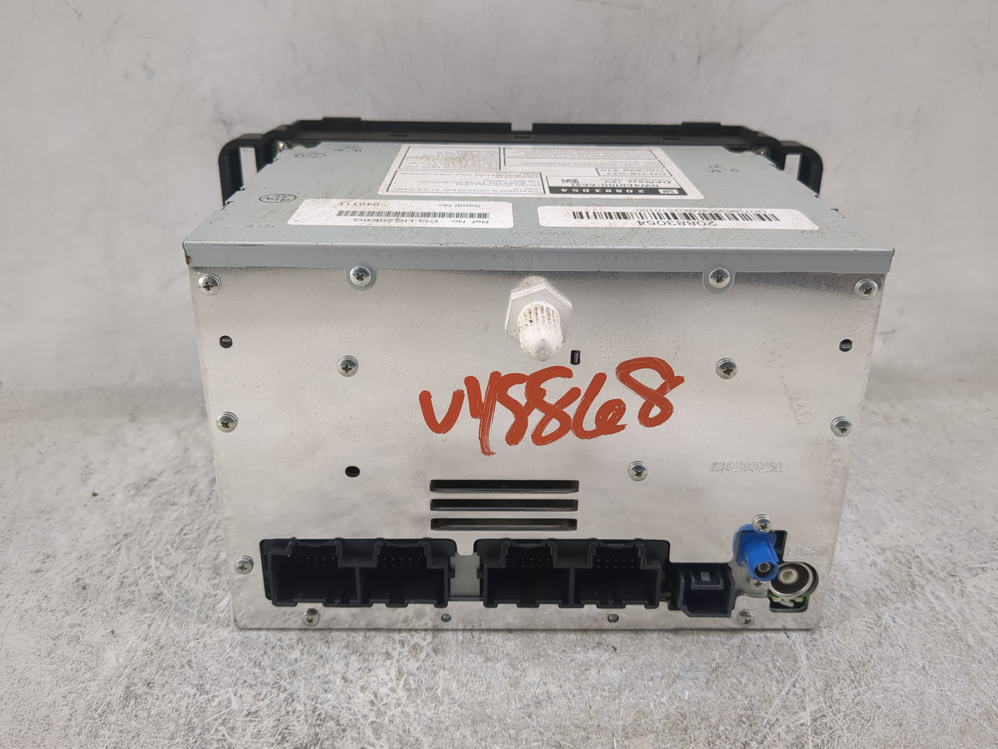 2011 Gmc Yukon Radio AM FM Cd Player Receiver Replacement P/N:20883054 DW468100-6631, DN-NS-041 Fits OEM Used Auto Parts - O