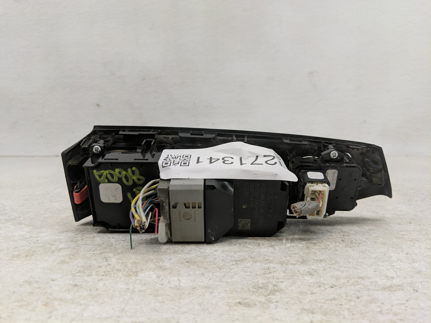 2008-2012 Honda Accord Master Power Window Switch Replacement Driver Side Left Fits Fits 2008 2009 2010 2011 2012 OEM Used A