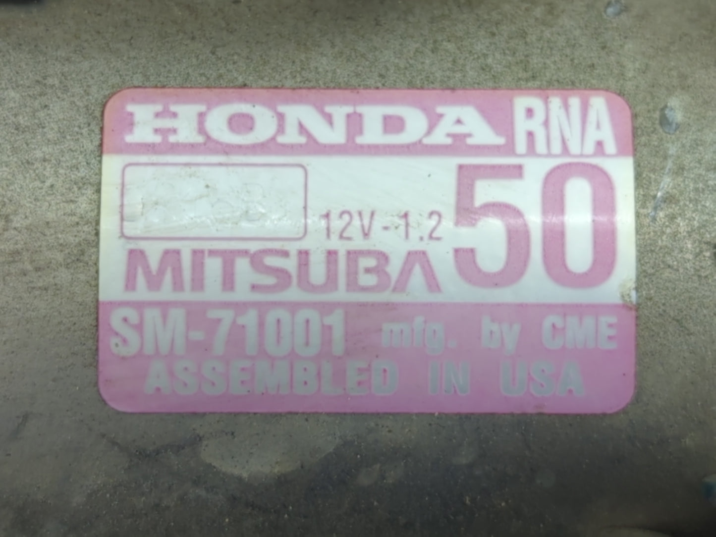 2006-2011 Honda Civic Car Starter Motor Solenoid OEM P/N:SM-71001 Fits Fits 2006 2007 2008 2009 2010 2011 OEM Used Auto Part