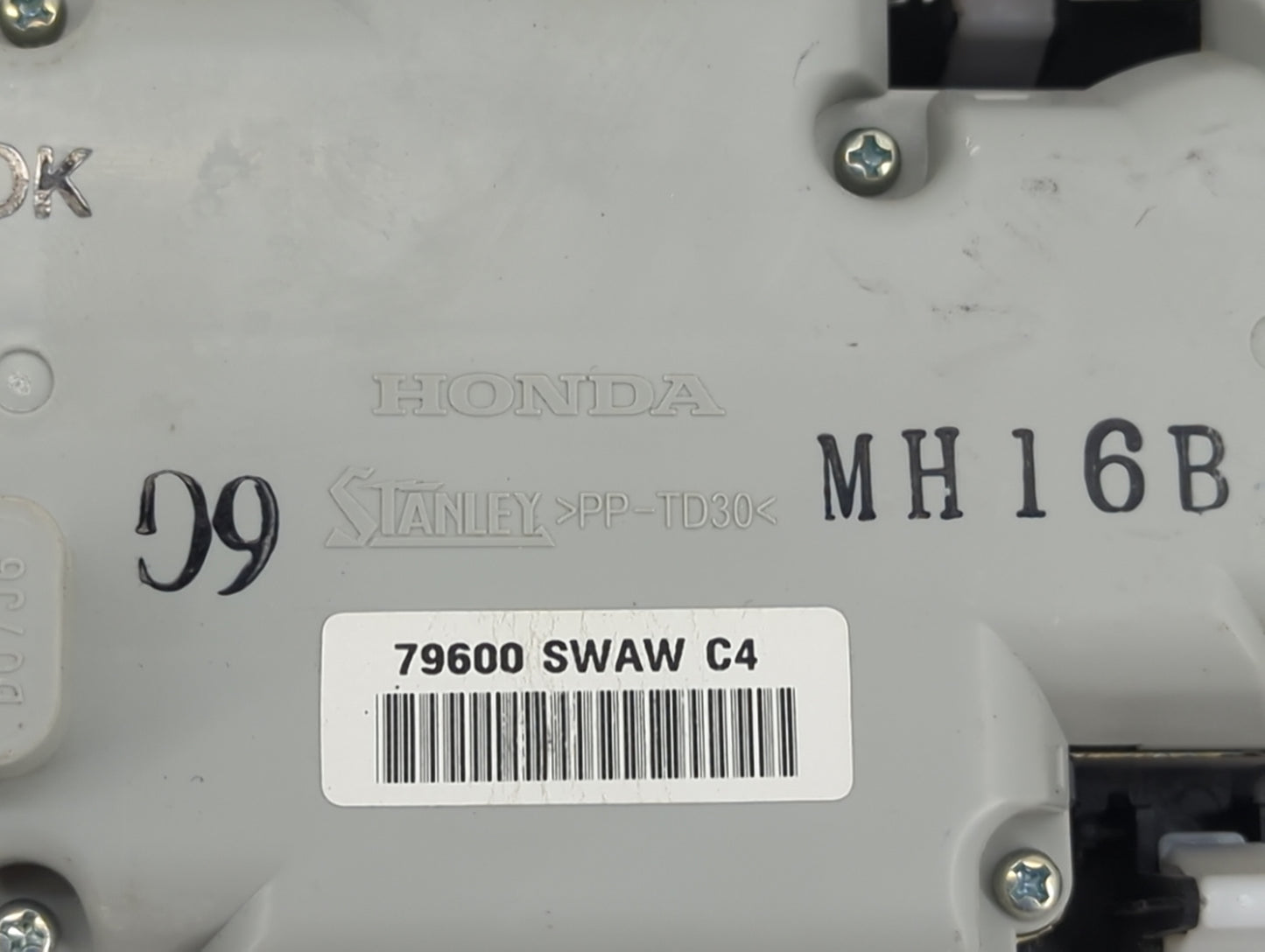 2011 Honda Crv Climate Control Module Temperature AC/Heater Replacement P/N:79600 SWAW C4 79600SWAWC4 Fits Fits 2010 OEM Use