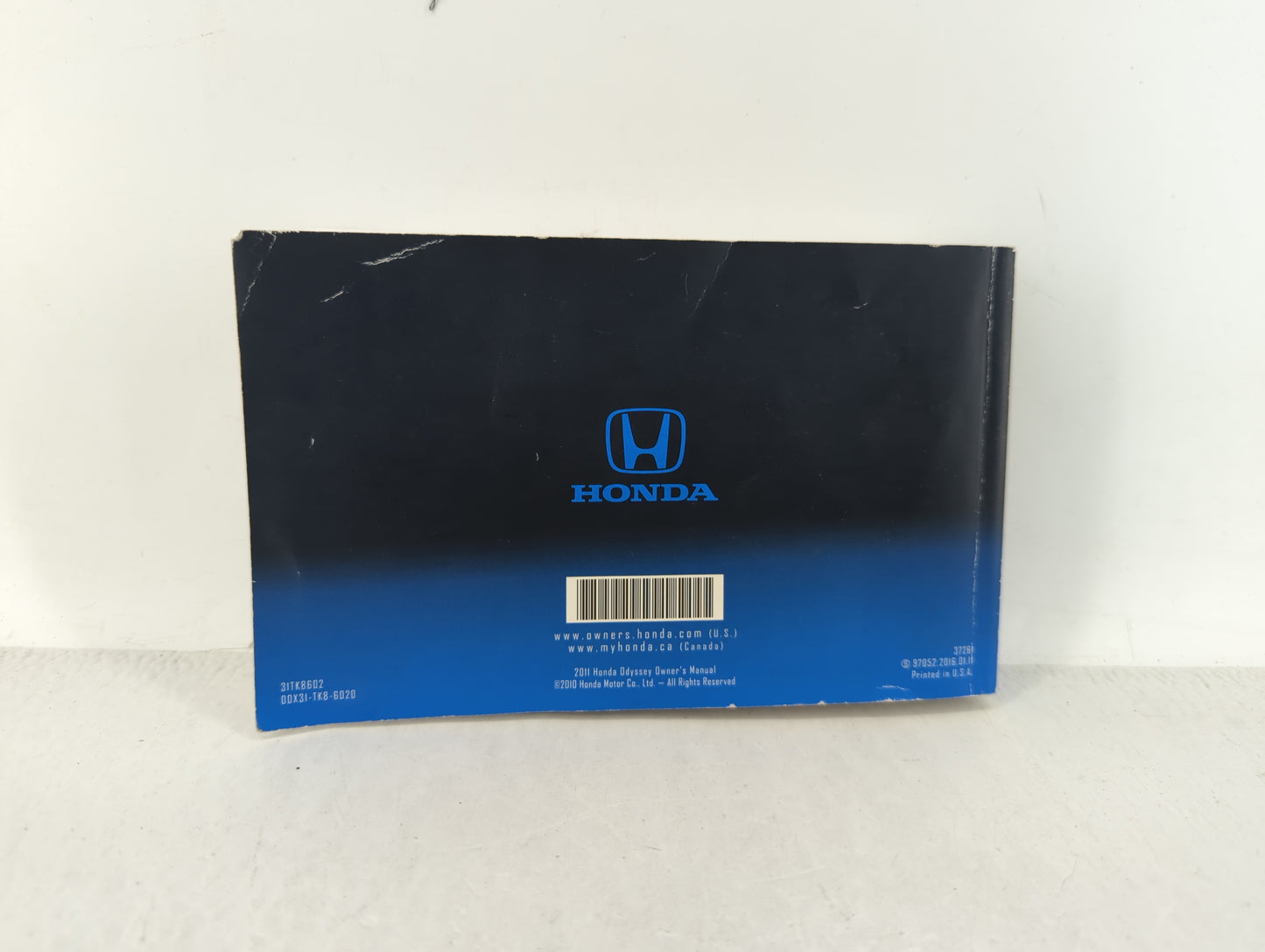 2011 Honda Odyssey Owners Manual Book Guide OEM Used Auto Parts - Oemusedautoparts1.com