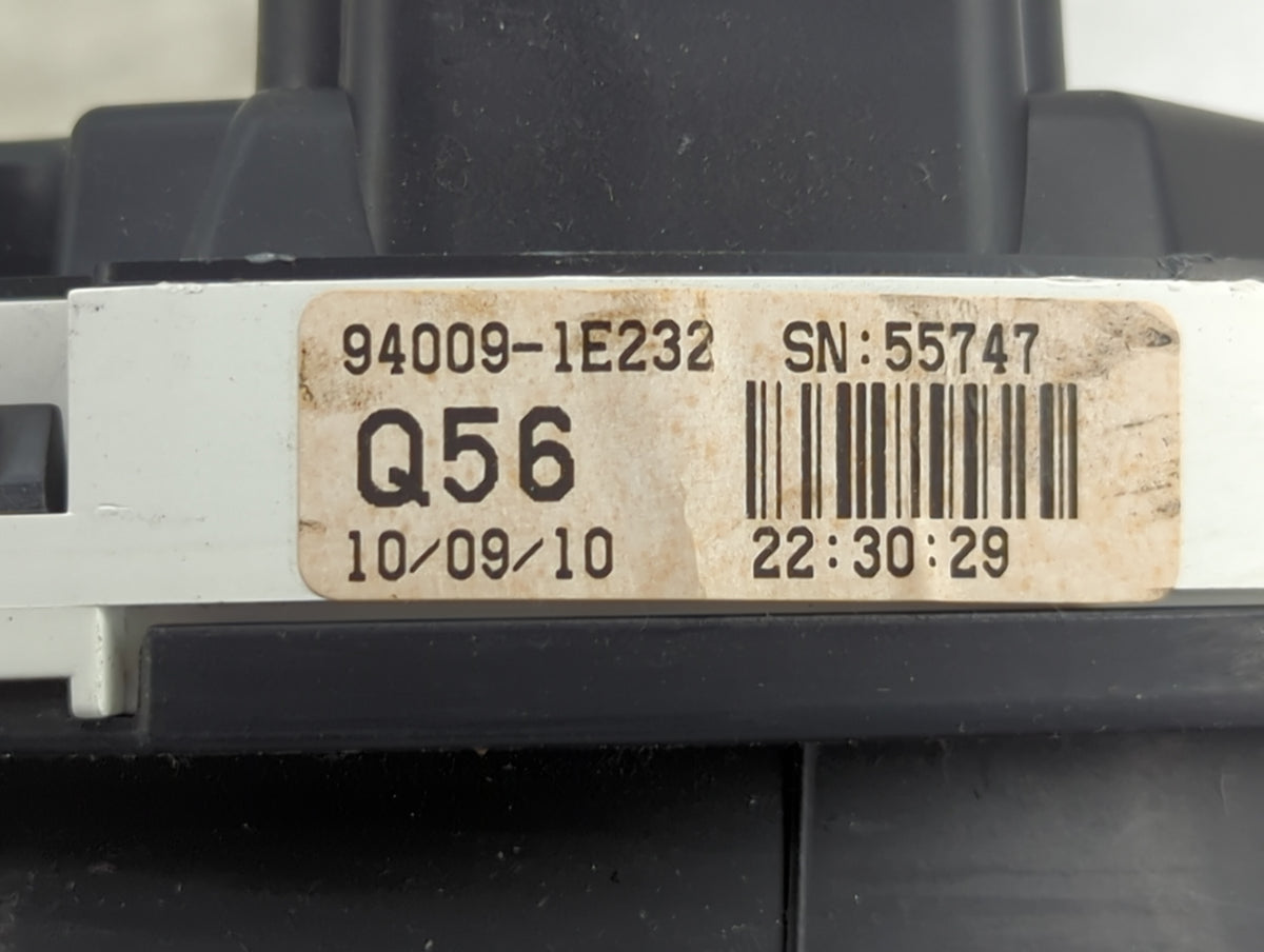 2010-2011 Hyundai Accent Instrument Cluster Speedometer Gauges P/N:94009-1E232 Miles: Fits Fits 2010 2011 OEM Used Auto Part
