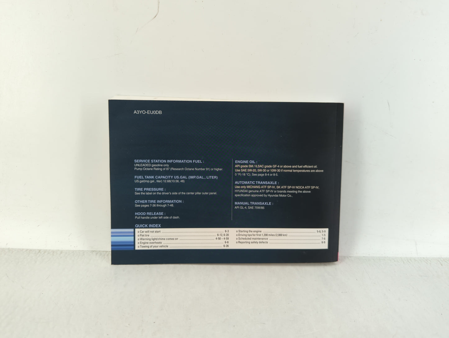 2011 Hyundai Elantra Owners Manual Book Guide OEM Used Auto Parts - Oemusedautoparts1.com