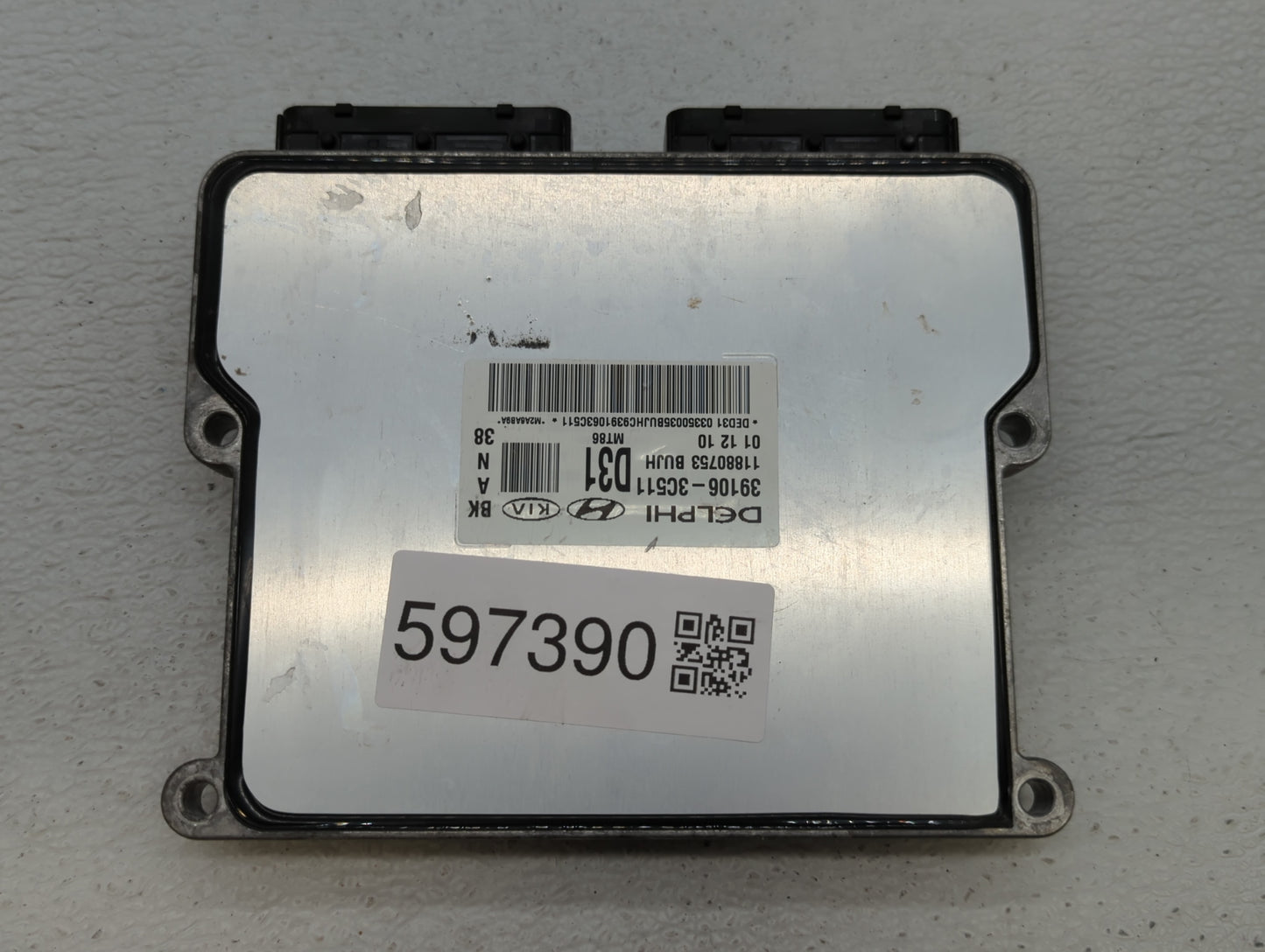 2009-2011 Hyundai Genesis PCM Engine Control Computer ECU ECM PCU OEM P/N:39106-3C511 Fits Fits 2009 2010 2011 OEM Used Auto