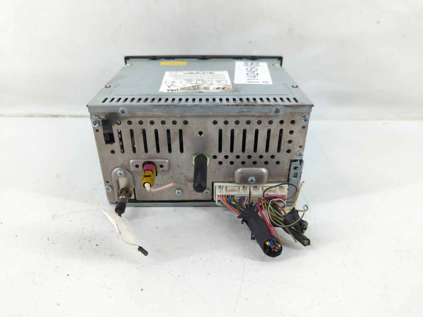 2011 Hyundai Sonata Radio AM FM Cd Player Receiver Replacement P/N:96180-3Q000 Fits OEM Used Auto Parts - Oemusedautoparts1.