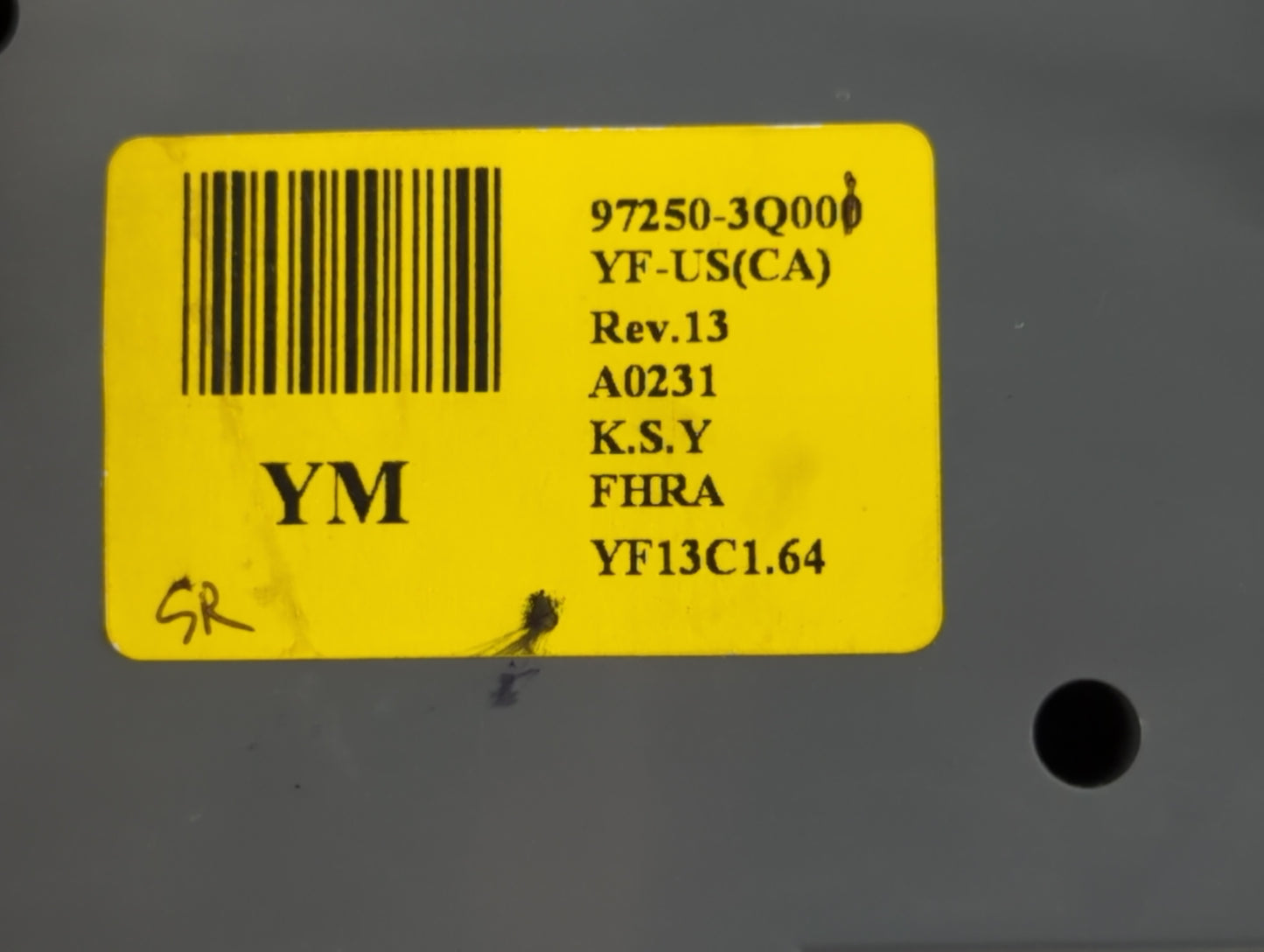 2011 Hyundai Sonata Climate Control Module Temperature AC/Heater Replacement P/N:97250-3Q000 Fits OEM Used Auto Parts - Oemu