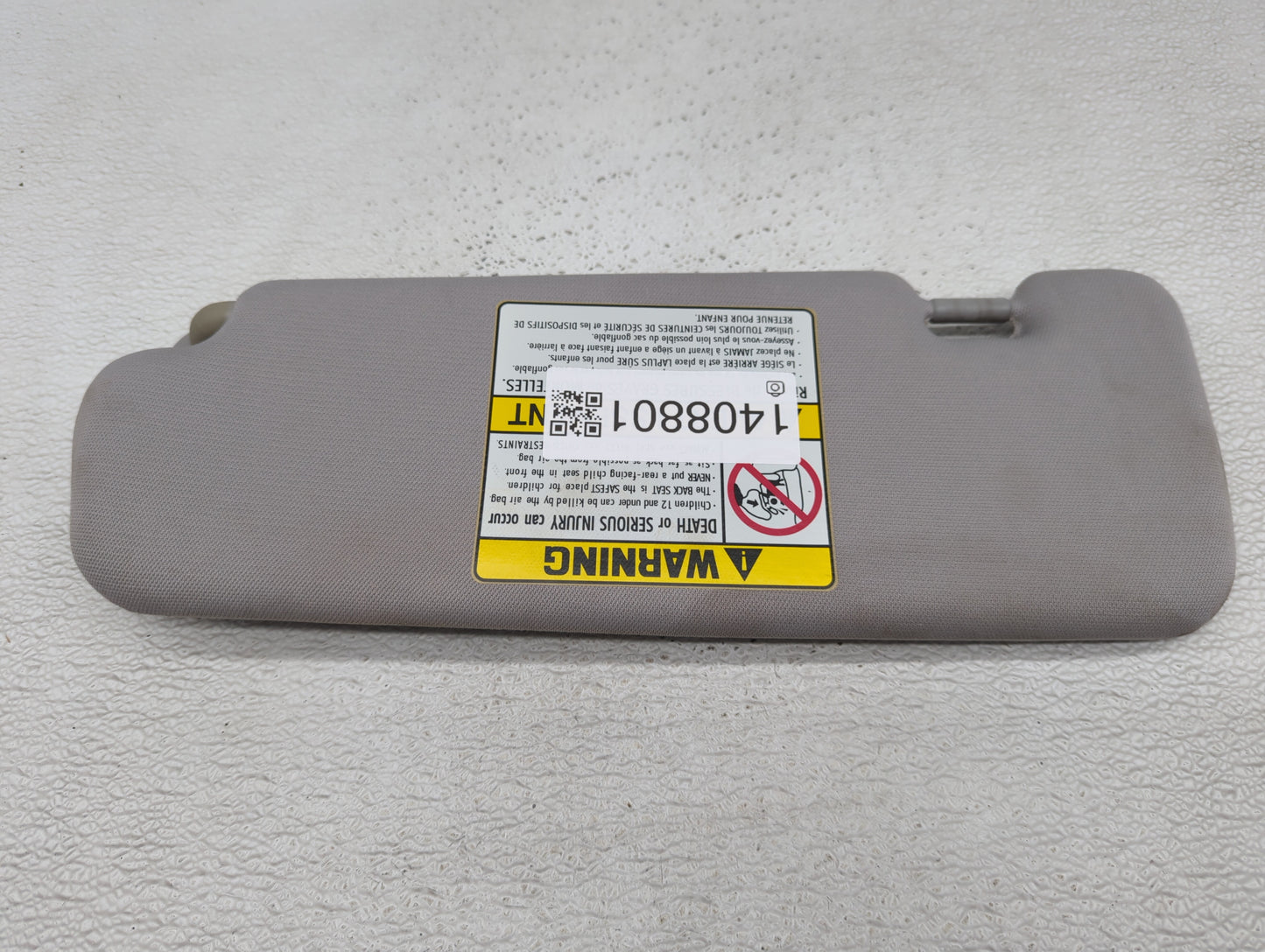 2011-2014 Hyundai Sonata Sun Visor Shade Replacement Passenger Right Mirror Fits Fits 2011 2012 2013 2014 OEM Used Auto Part