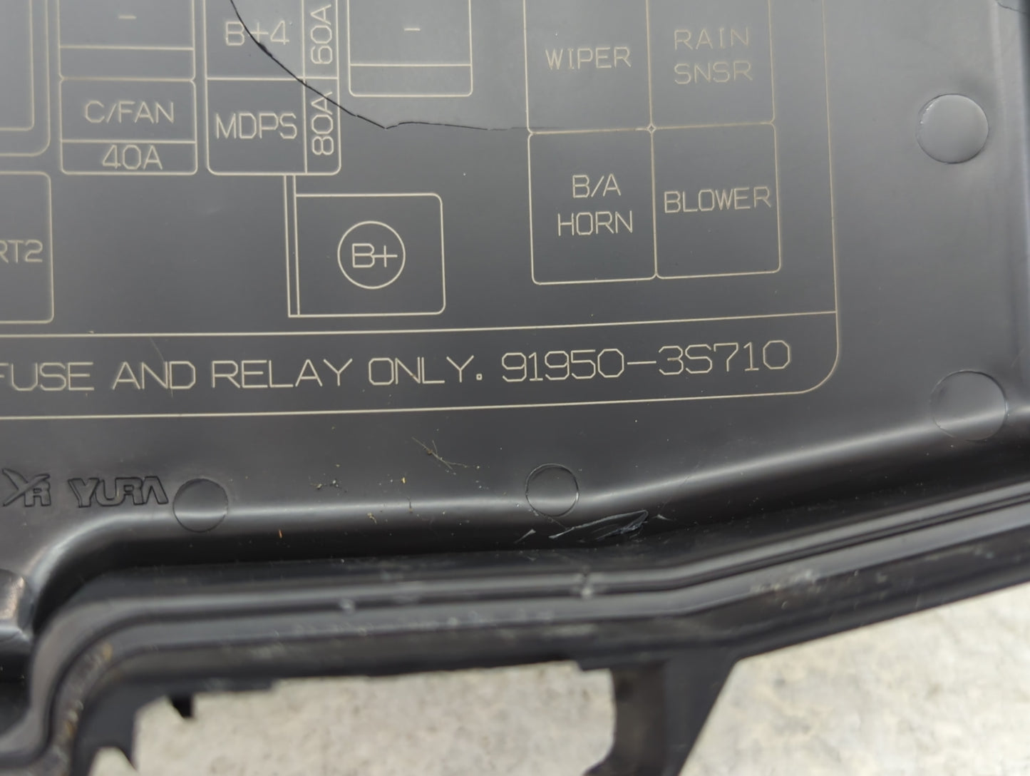 2011-2014 Hyundai Sonata Fusebox Fuse Box Panel Relay Module P/N:91950-3S710 91950-3S712 Fits Fits 2011 2012 2013 2014 OEM U