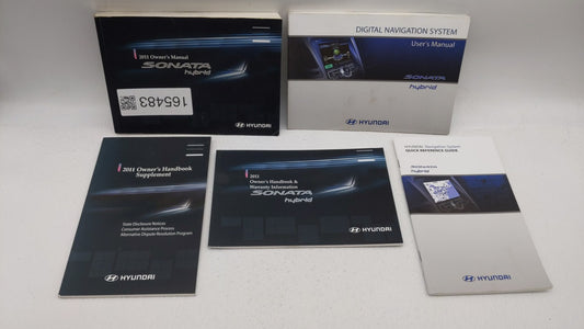 2011 Hyundai Sonata Owners Manual Book Guide P/N:A4RO-EU14F OEM Used Auto Parts