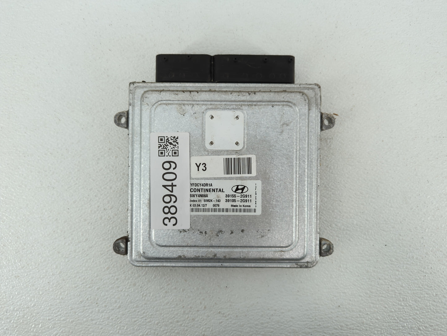 2011-2015 Hyundai Sonata PCM Engine Control Computer ECU ECM PCU OEM P/N:39105-2G910 39155-2G910 Fits OEM Used Auto Parts -