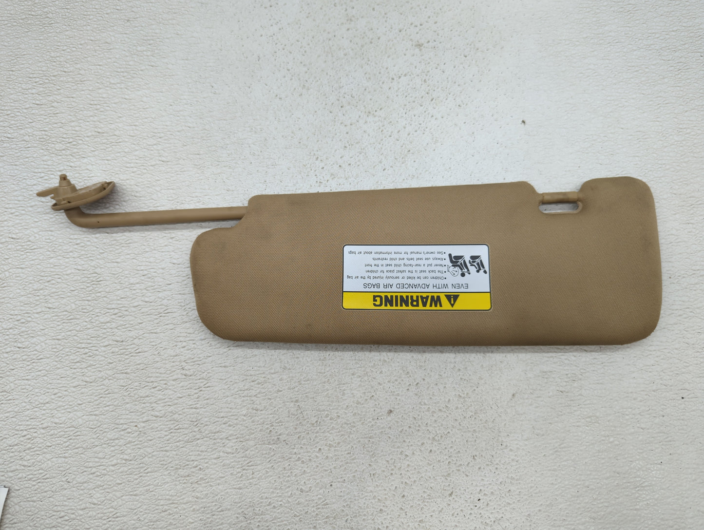 2011-2015 Hyundai Sonata Sun Visor Shade Replacement Passenger Right Mirror Fits Fits 2011 2012 2013 2014 2015 OEM Used Auto