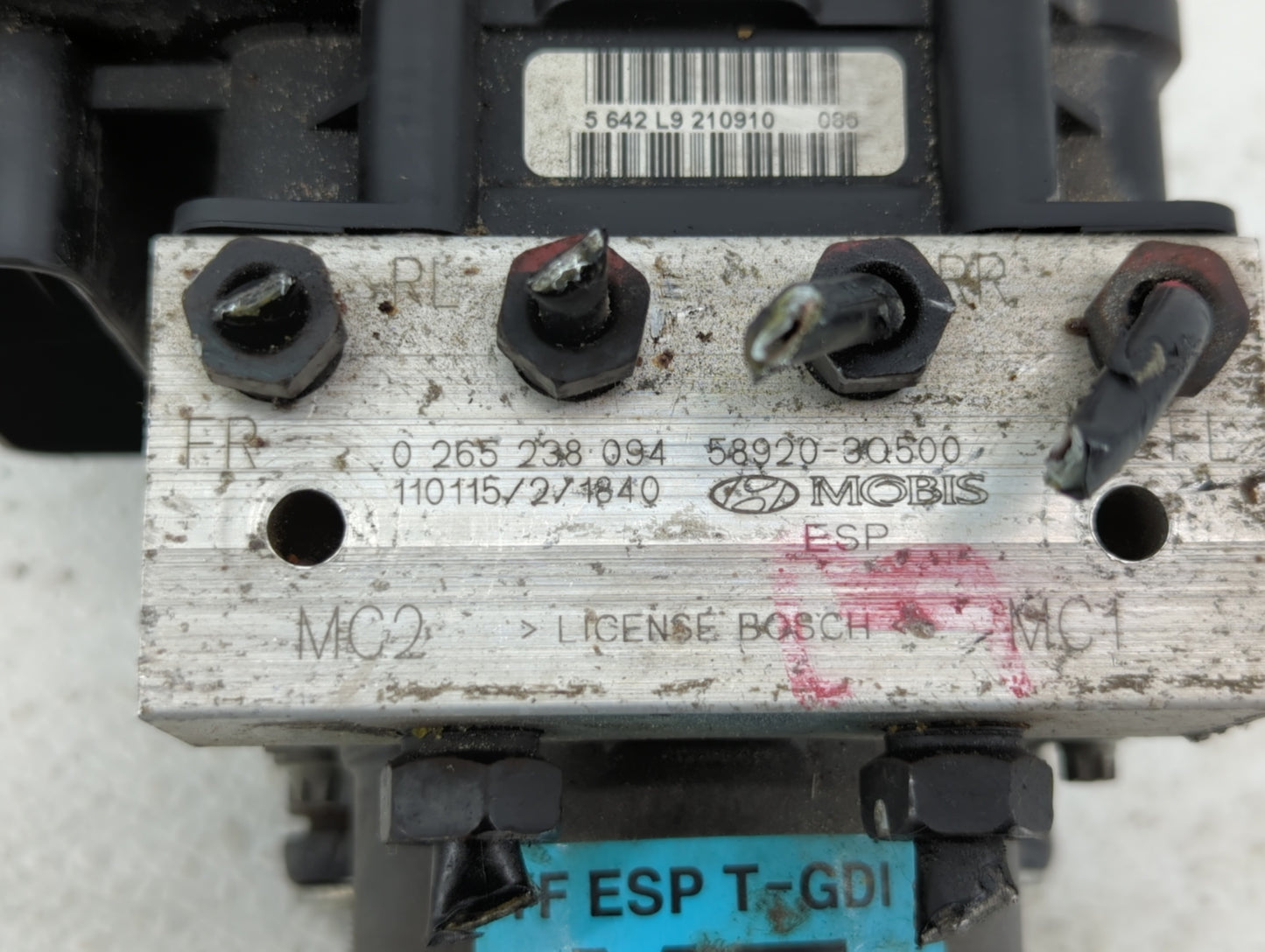 2011-2013 Hyundai Sonata ABS Pump Control Module Replacement P/N:58920-3Q500 58920-3S400, 58920-30500 Fits Fits 2011 2012 20