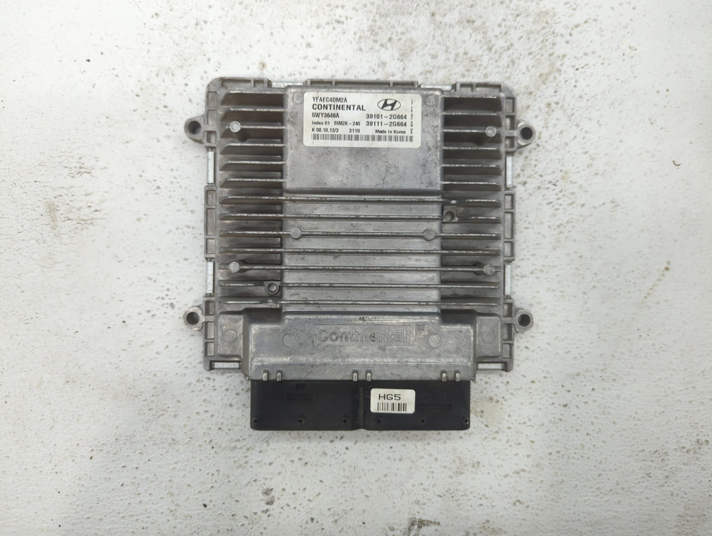 2011-2014 Hyundai Sonata PCM Engine Control Computer ECU ECM PCU OEM P/N:39111-2G662 39111-2G663 Fits Fits 2011 2012 2013 20