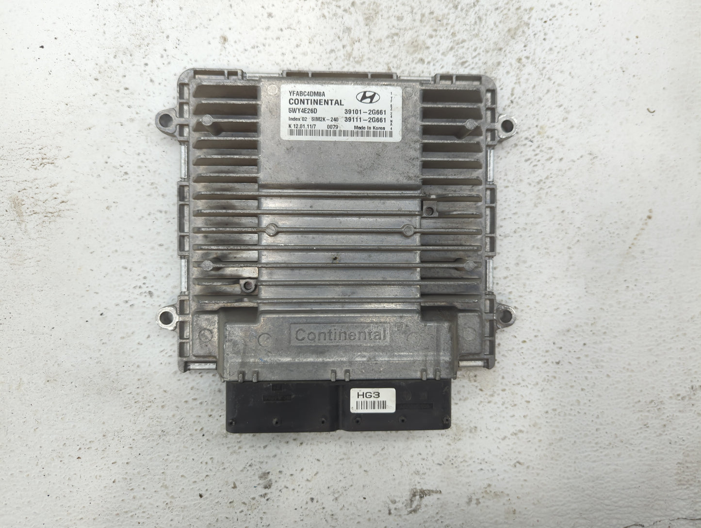 2011-2014 Hyundai Sonata PCM Engine Control Computer ECU ECM PCU OEM P/N:39111-2G662 39111-2G663 Fits Fits 2011 2012 2013 20