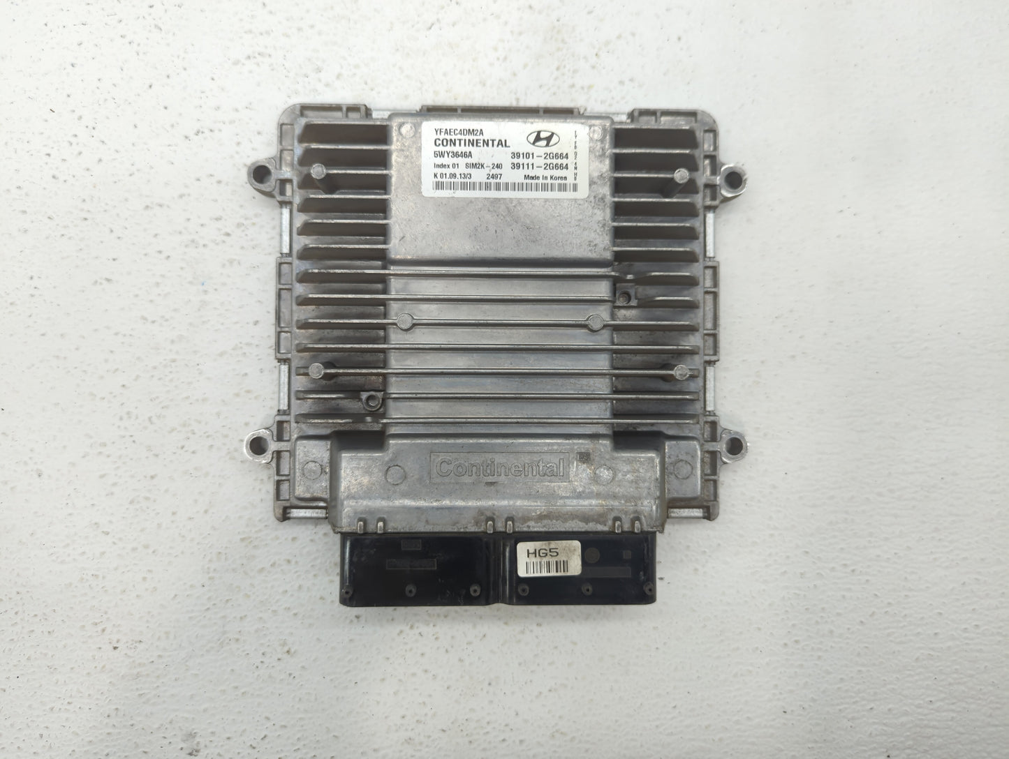 2011-2014 Hyundai Sonata PCM Engine Control Computer ECU ECM PCU OEM P/N:39111-2G661 39101-2G661 Fits Fits 2011 2012 2013 20