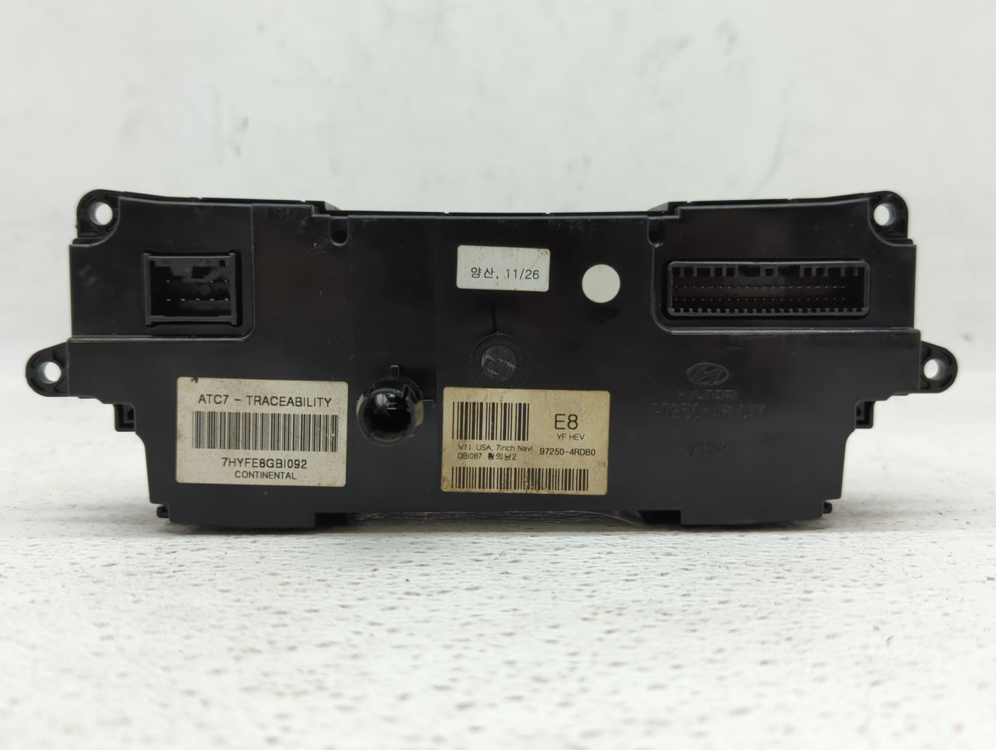2011-2015 Hyundai Sonata Climate Control Module Temperature AC/Heater Replacement P/N:97250-4RDB4 97250-4RDB3 Fits OEM Used