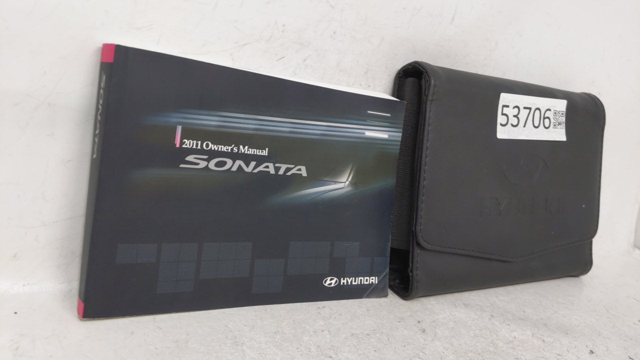 2011 Hyundai Sonata Owners Manual Book Guide OEM Used Auto Parts - Oemusedautoparts1.com