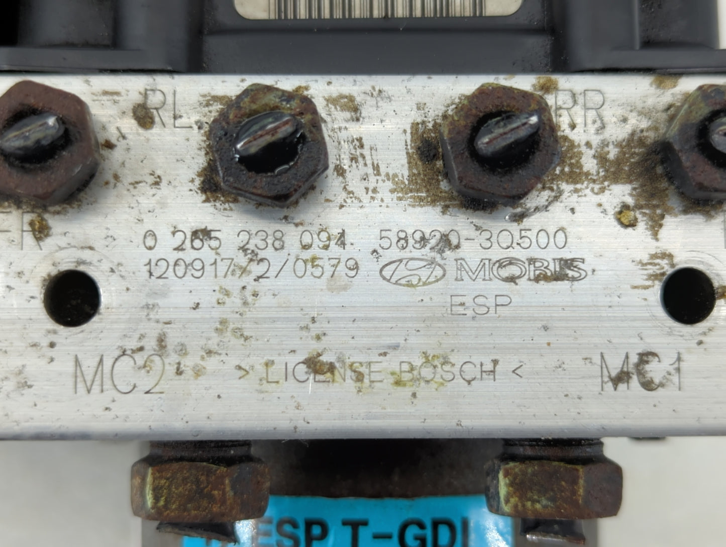 2011-2013 Hyundai Sonata ABS Pump Control Module Replacement P/N:58920-3Q500 Fits Fits 2011 2012 2013 OEM Used Auto Parts -