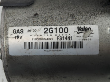 2008-2014 Hyundai Sonata Car Starter Motor Solenoid OEM P/N:36100-2G100 Fits Fits 2008 2009 2010 2011 2012 2013 2014 OEM Used Auto Parts