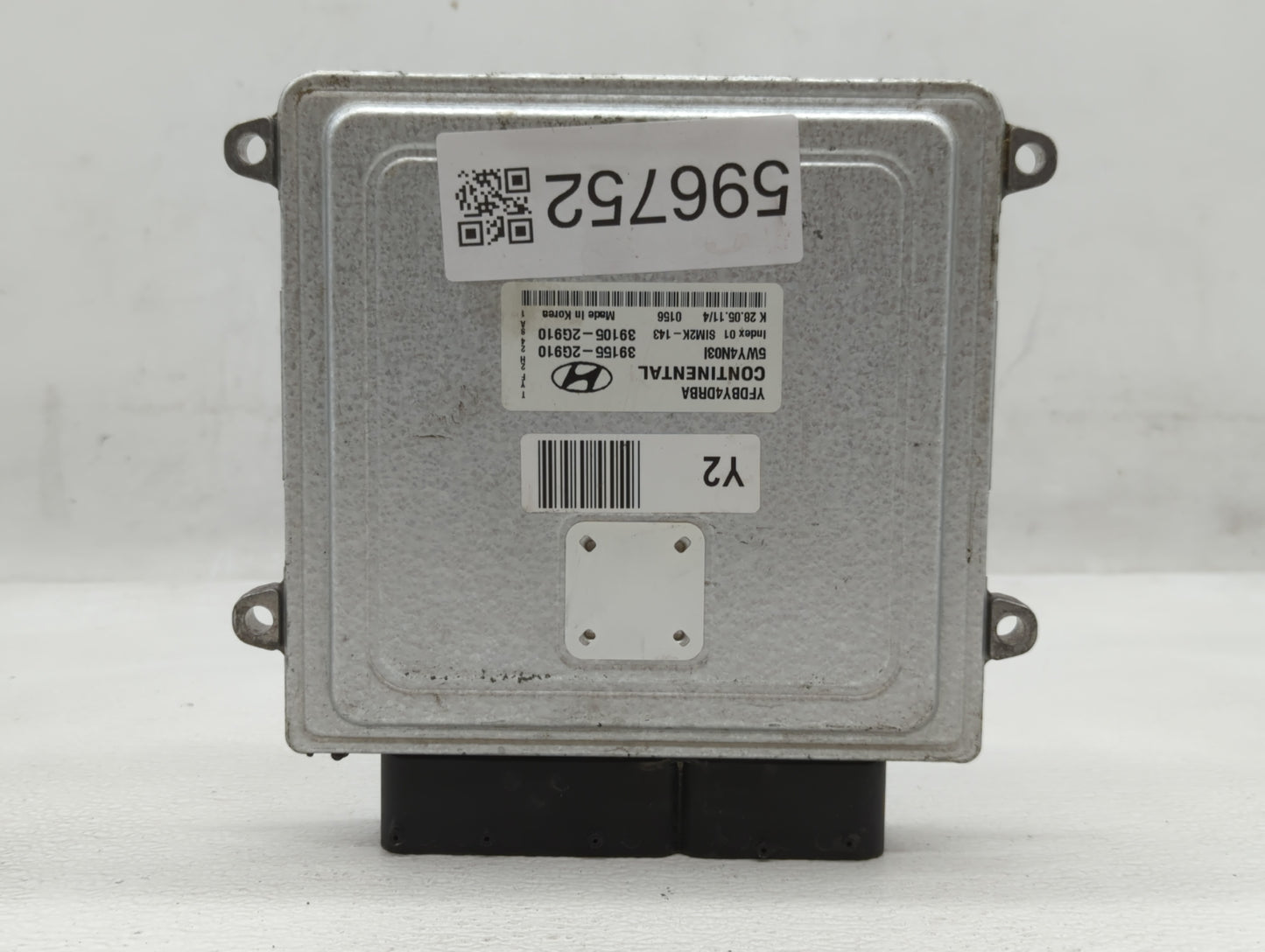 2011-2015 Hyundai Sonata PCM Engine Control Computer ECU ECM PCU OEM P/N:39155-2G910 Fits Fits 2011 2012 2013 2014 2015 OEM