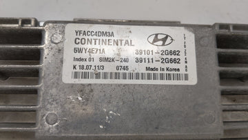 2011-2014 Hyundai Sonata PCM Engine Control Computer ECU ECM PCU OEM P/N:39101-2G662 39111-2G662 Fits Fits 2011 2012 2013 2014 OEM Used Auto Parts