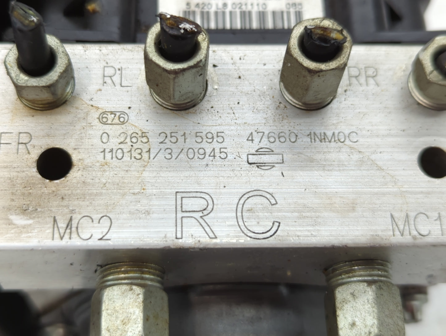 2011-2013 Infiniti G37 ABS Pump Control Module Replacement P/N:47660 1NM0C Fits Fits 2011 2012 2013 2015 OEM Used Auto Parts