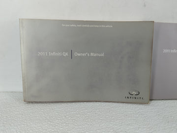 2011 Infiniti Qx30 Owners Manual Book Guide OEM Used Auto Parts