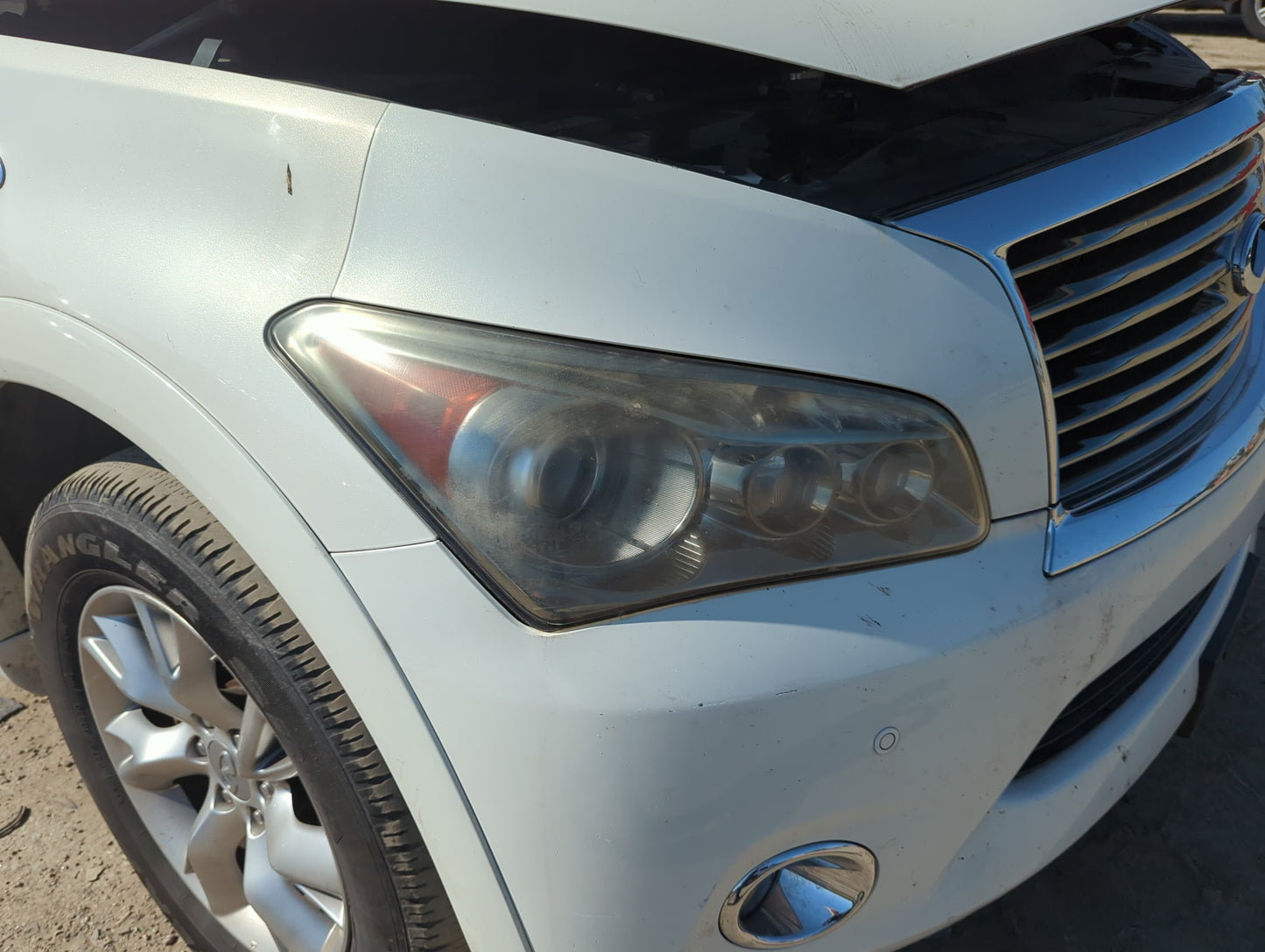 2011-2013 Infiniti Qx56 Passenger Right Oem Head Light Headlight Lamp - Oemusedautoparts1.com