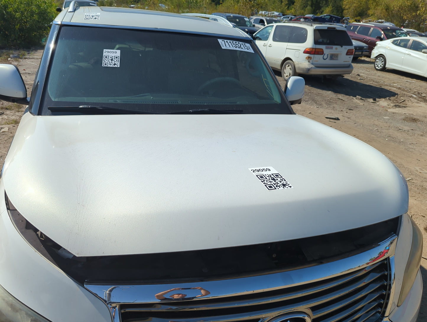 2011-2013 Infiniti Qx56 Hood Oem - Oemusedautoparts1.com