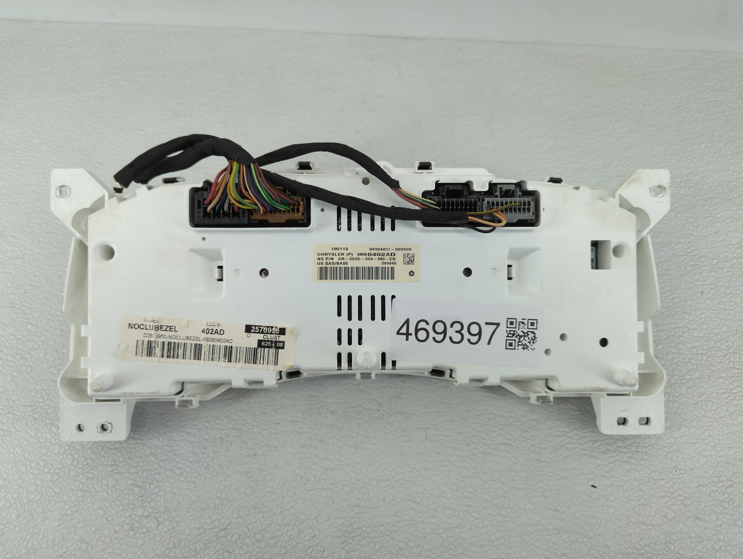 2011-2013 Jeep Compass Instrument Cluster Speedometer Gauges P/N:68080402AE 68080402AF, 68080402AD Fits Fits 2011 2012 2013